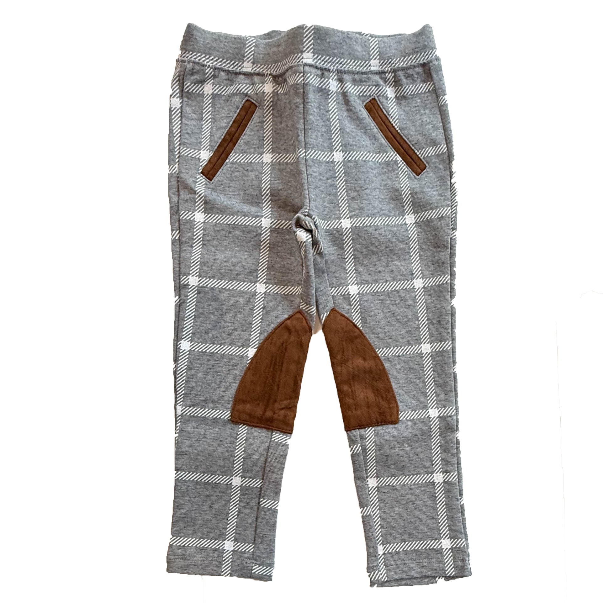 Hope & Henry Girls Gray | Plaid Leggings Size: 3T Gray | Plaid