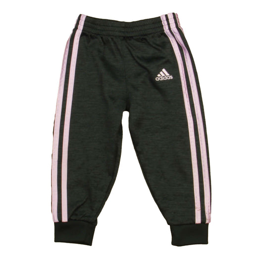 Adidas Girls Gray | Purple Athletic Pants Size: 2T Gray | Purple
