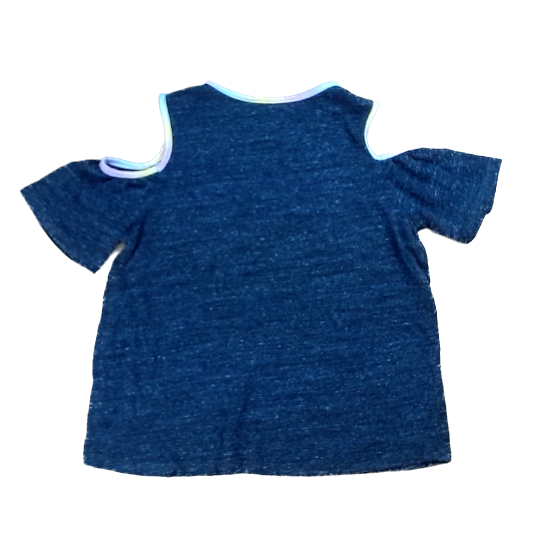 Rockets Of Awesome Girls Gray | Rainbow Rim Tank Top Size: 12 Years Gray | Rainbow Rim