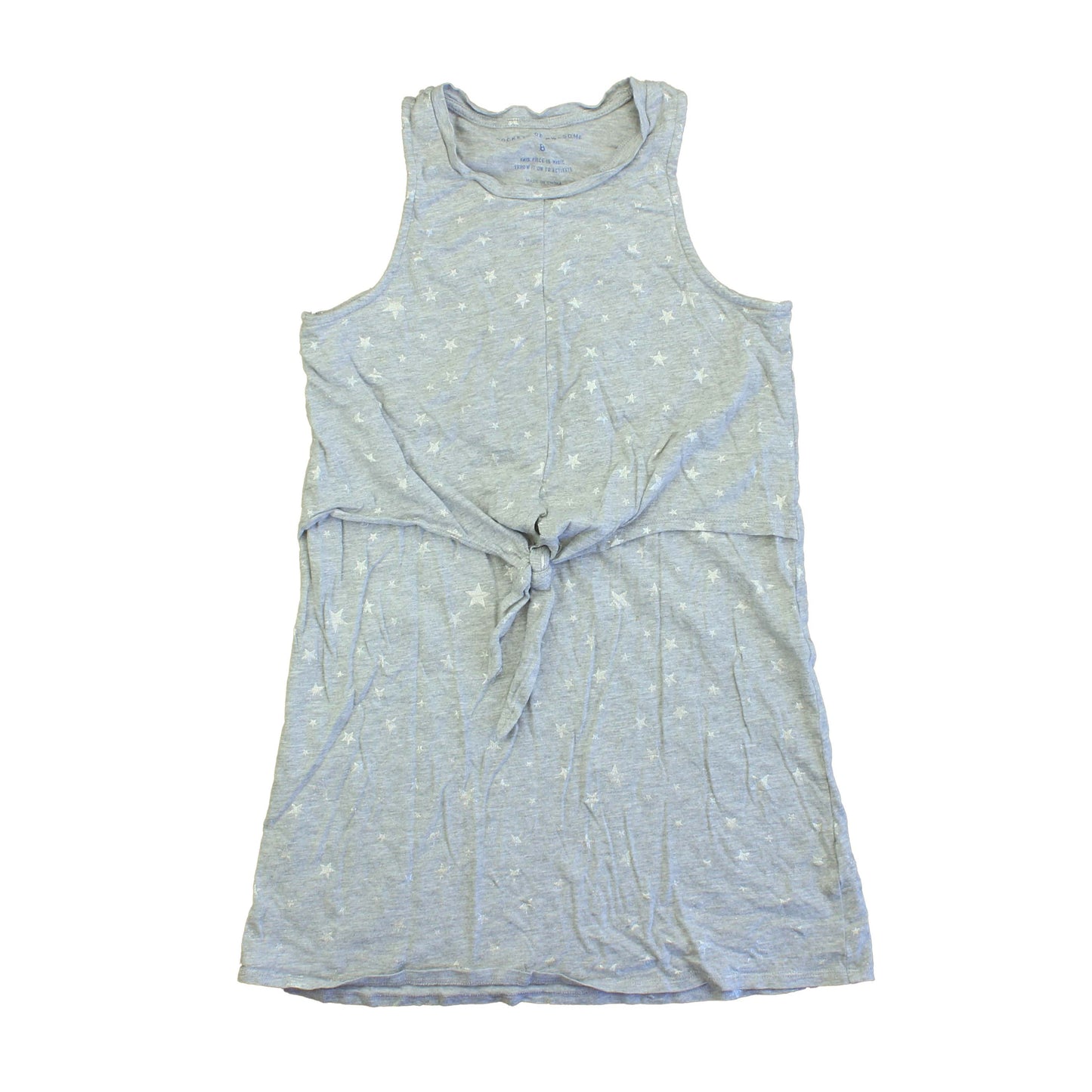 Rockets Of Awesome Girls Gray | Silver Dress Size: 8 Years Gray | Silver