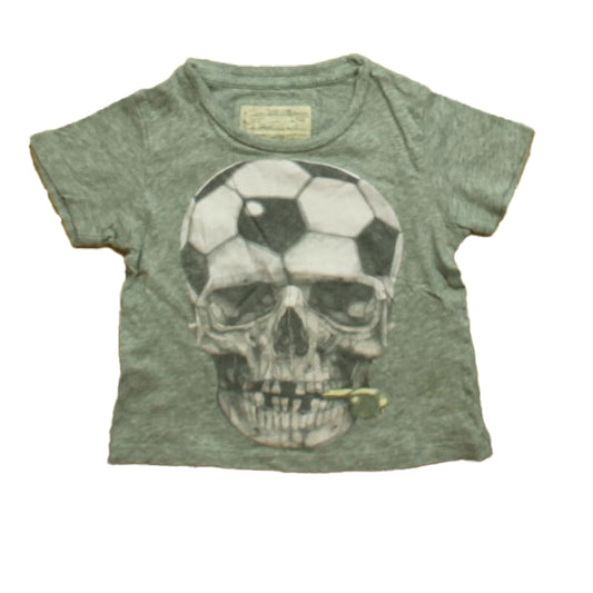 All Saints Boys Gray Skull T-Shirt Size: 2T