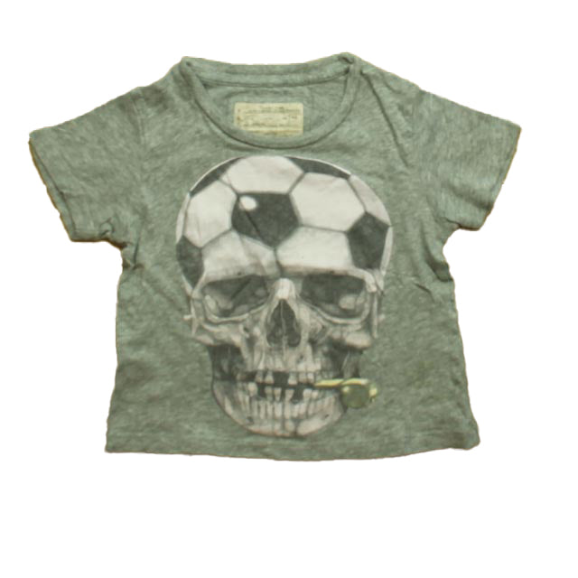 All Saints Boys Gray Skull T-Shirt Size: 2T Gray Skull