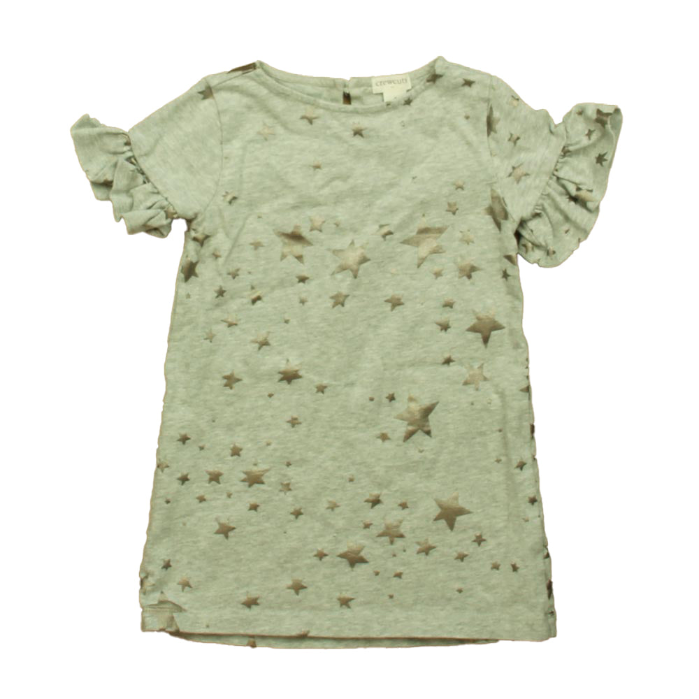 Crewcuts Girls Gray Stars Dress Size: 2T Gray Stars