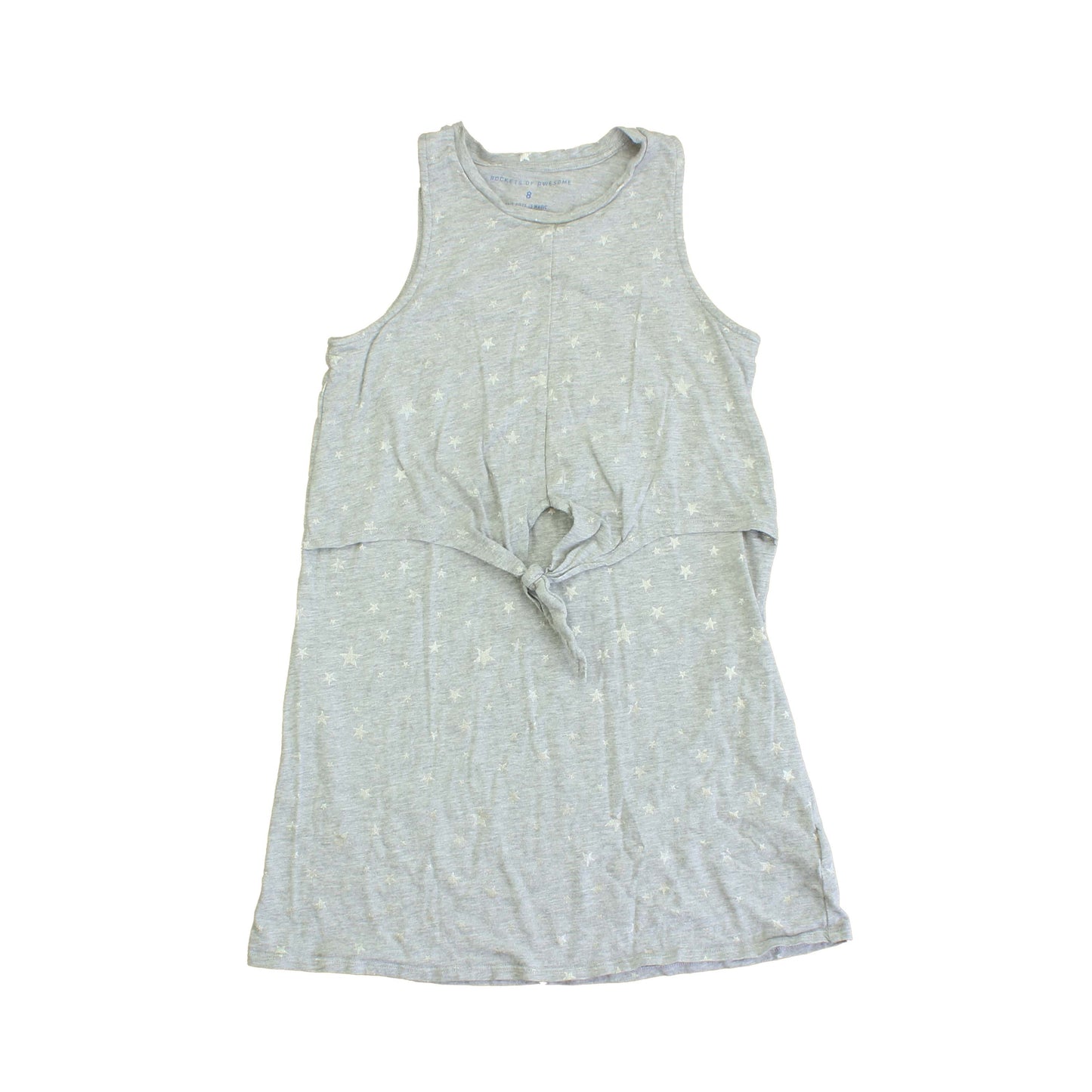 Rockets Of Awesome Girls Gray | Stars Dress Size: 8 Years Gray | Stars