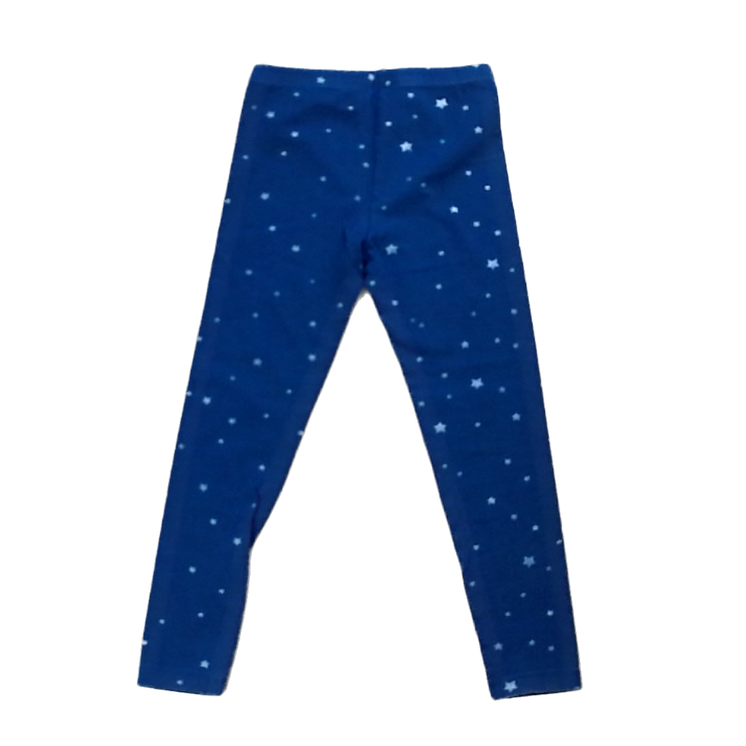 Tea Collection Girls Gray | Stars Leggings Size: 6 Years Gray | Stars