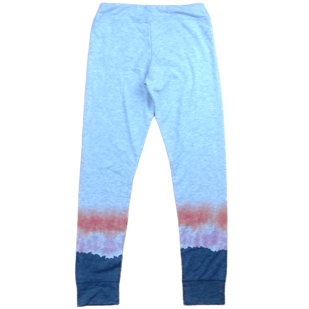 Rockets Of Awesome Girls Gray | Sunset Scape at Ankle Pants Size: 14 Years Gray | Sunset Scape at Ankle