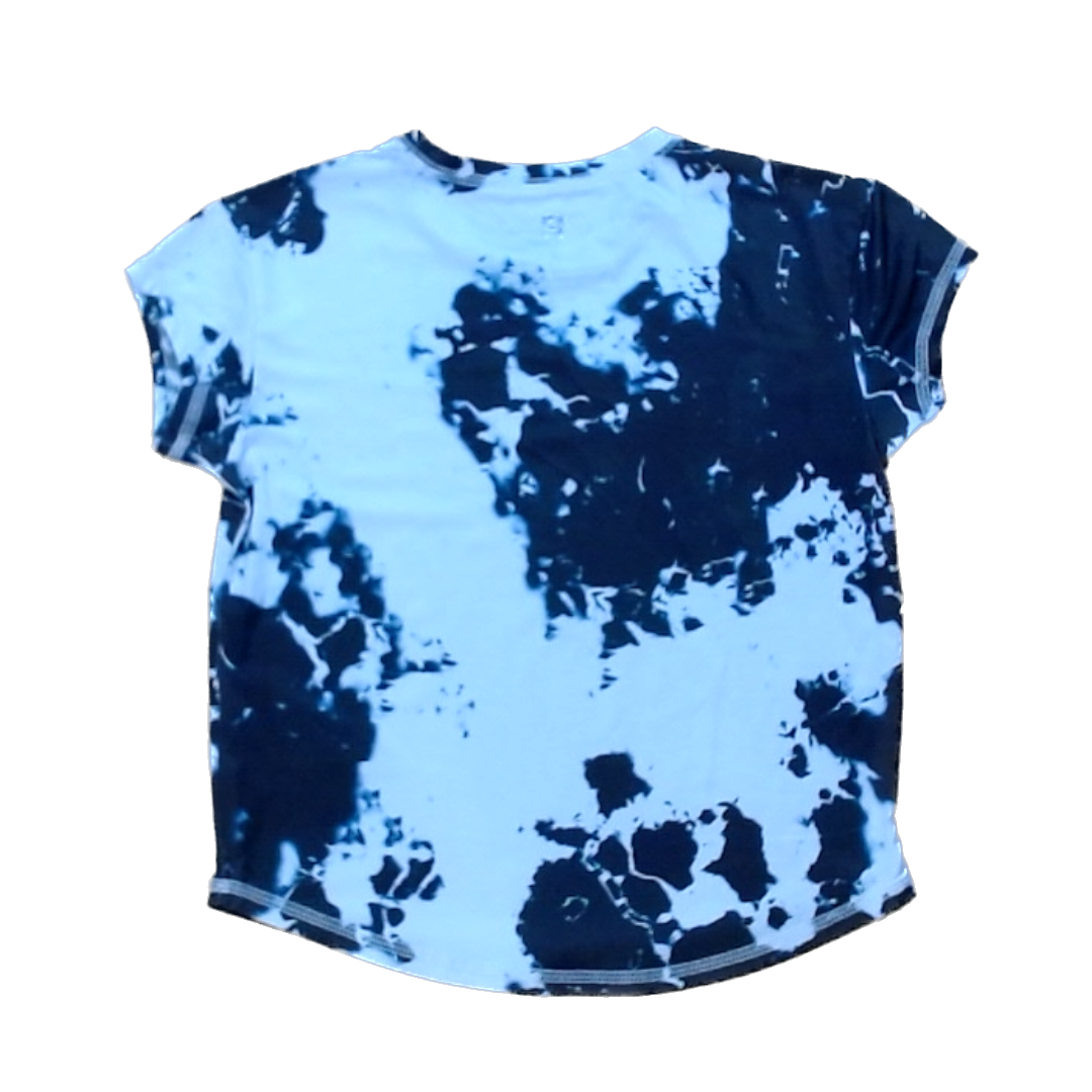 Rockets Of Awesome Girls Gray Tie-Dye Short Sleeve Shirt Size: 6 Years Gray Tie-Dye