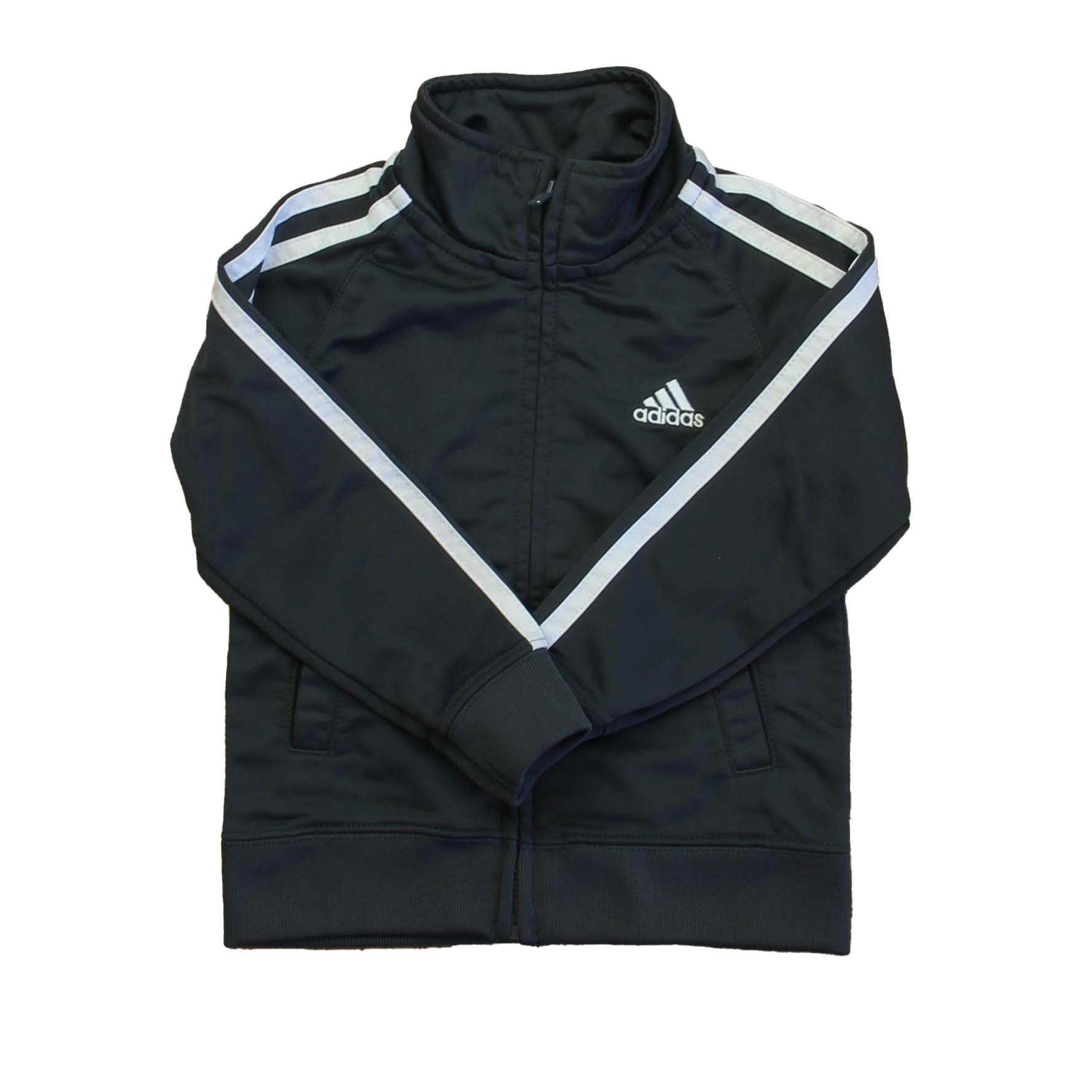 Adidas Boys Gray | White Athletic Top Size: 2T Gray | White