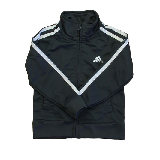Adidas Boys Gray | White Athletic Top Size: 2T Gray | White
