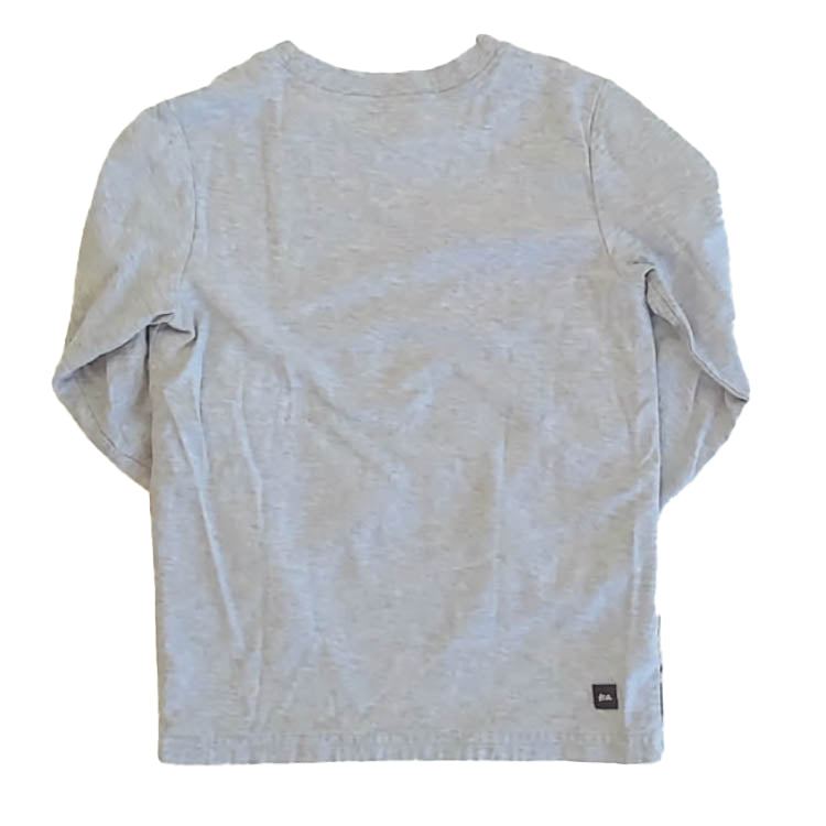 Tea Collection Boys Gray Wolf Long Sleeve T-Shirt Size: 5T Gray Wolf