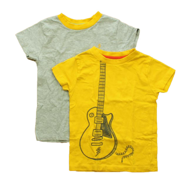 Mightly Boys Gray | Yellow T-Shirt Size: 2-5T Gray | Yellow