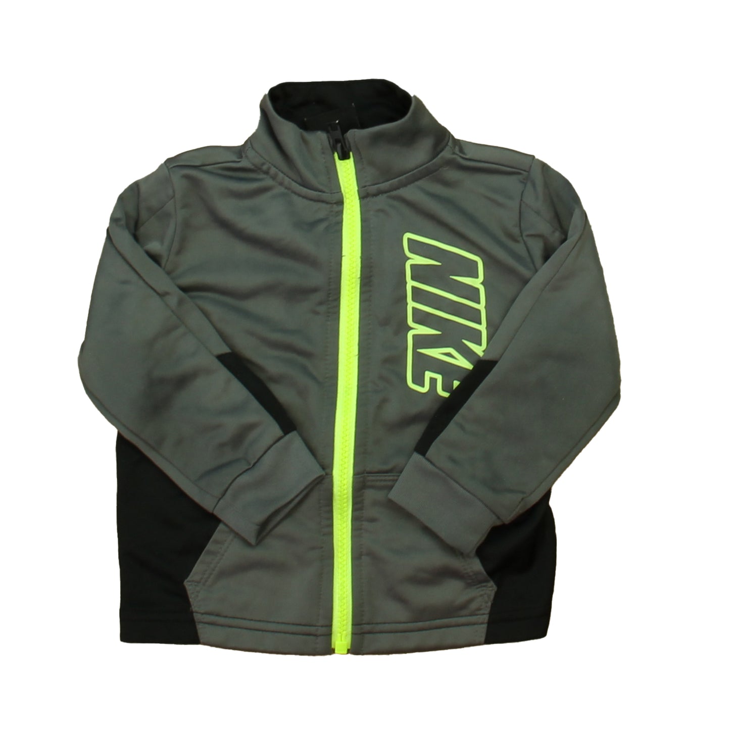 Nike Boys Gray | Yellow Athletic Top Size: 18 Months Gray | Yellow