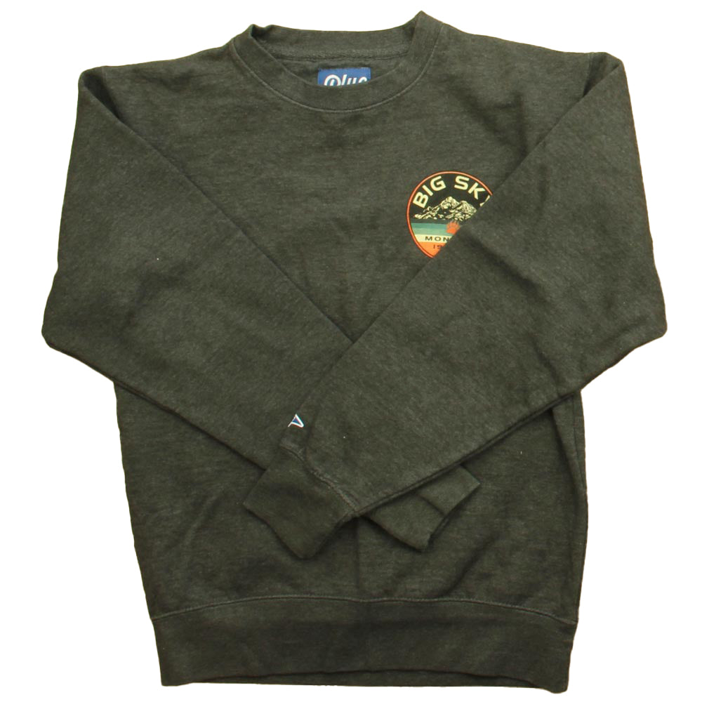 Blue 84 Unisex Gray "Big Sky Montana" Sweatshirt Size: Junior XS