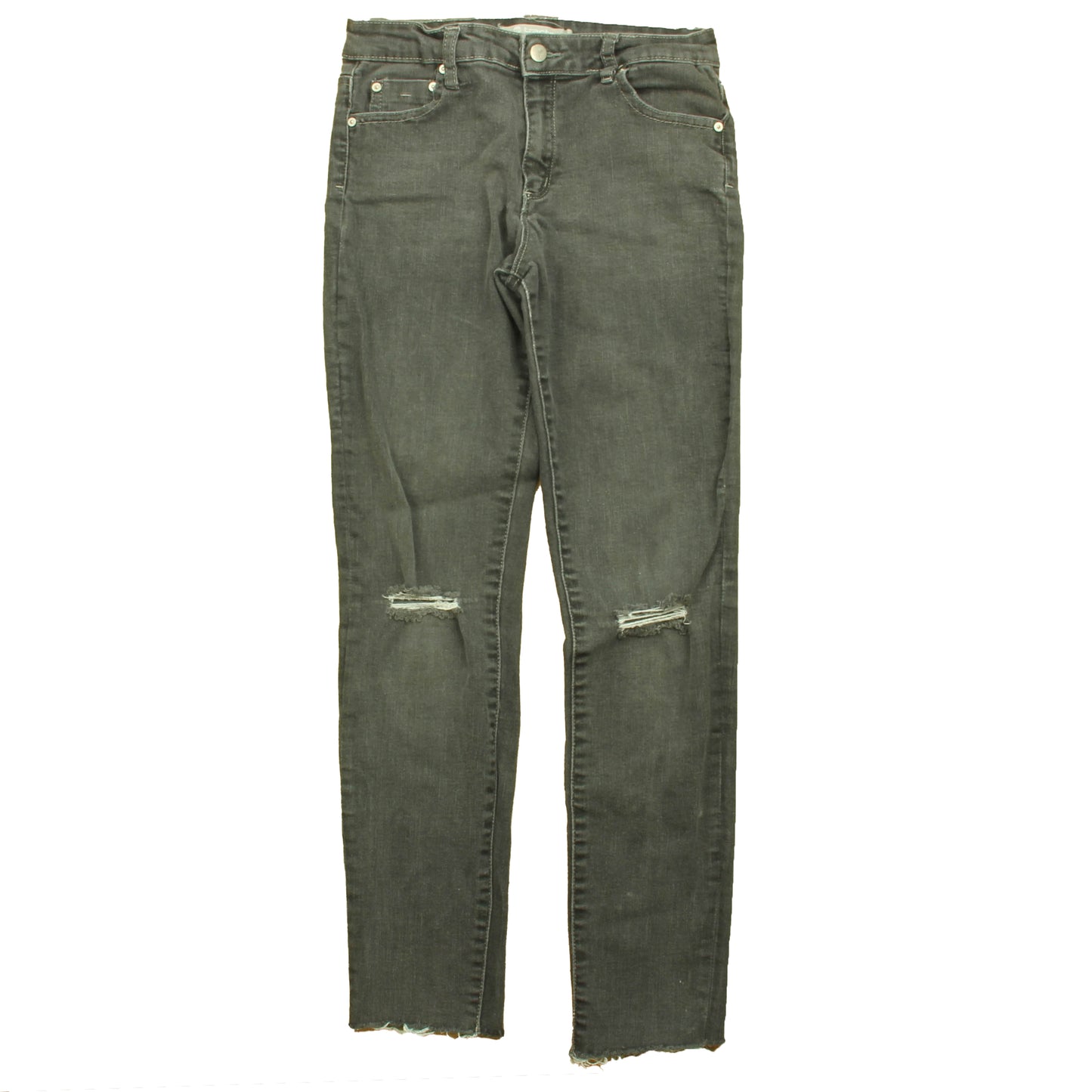 Tractr Girls Gray Jeans Size: 14 Years Gray