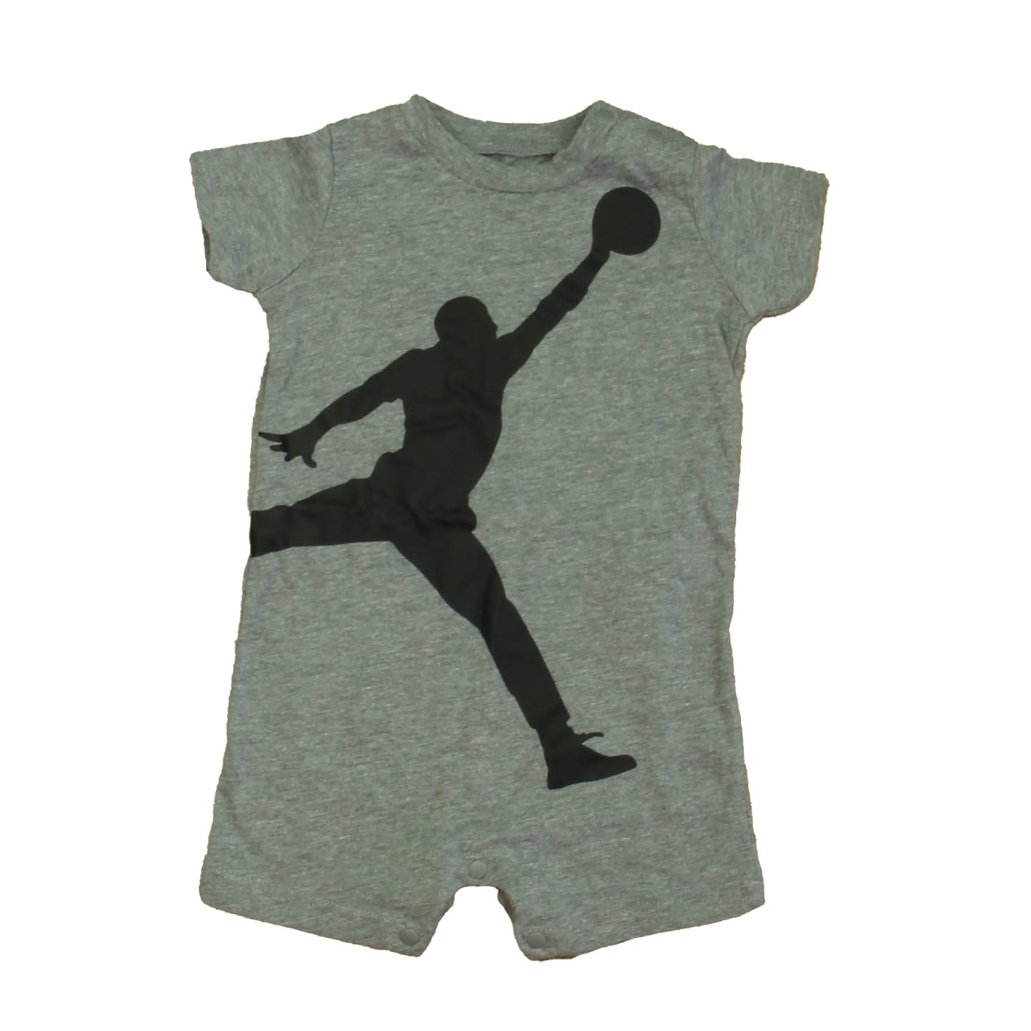 Air Jordan Boys Gray Romper Size: 6 Months