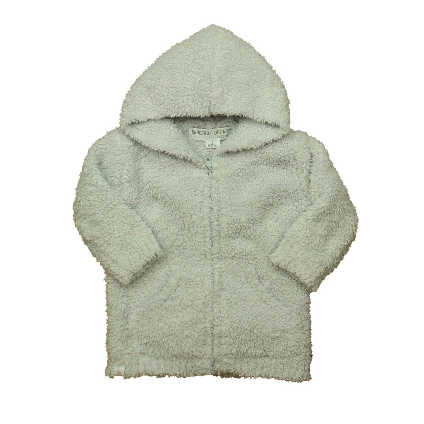 Barefoot Dreams Unisex Gray Fleece Size: 6-12 Months