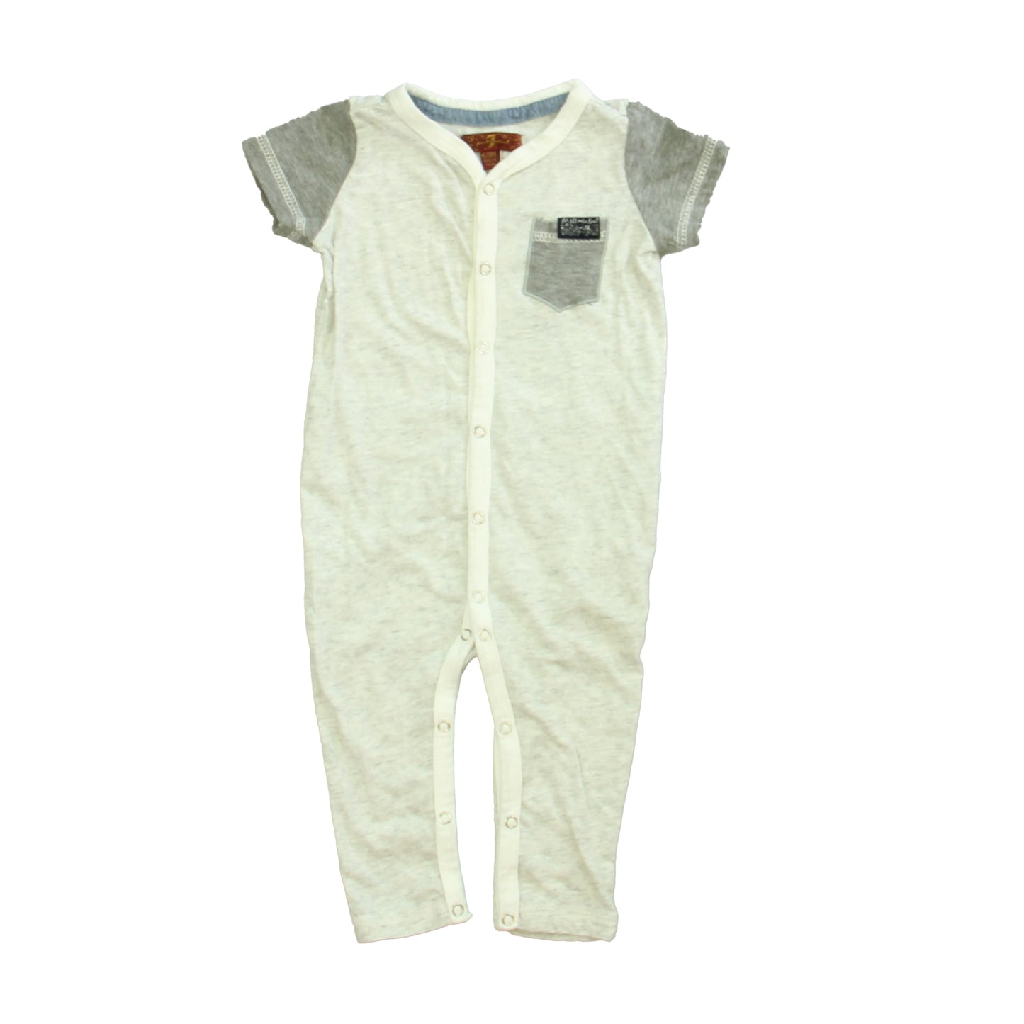 7 for all Mankind Boys Gray Long Sleeve Outfit Size: 6-9 Months Gray