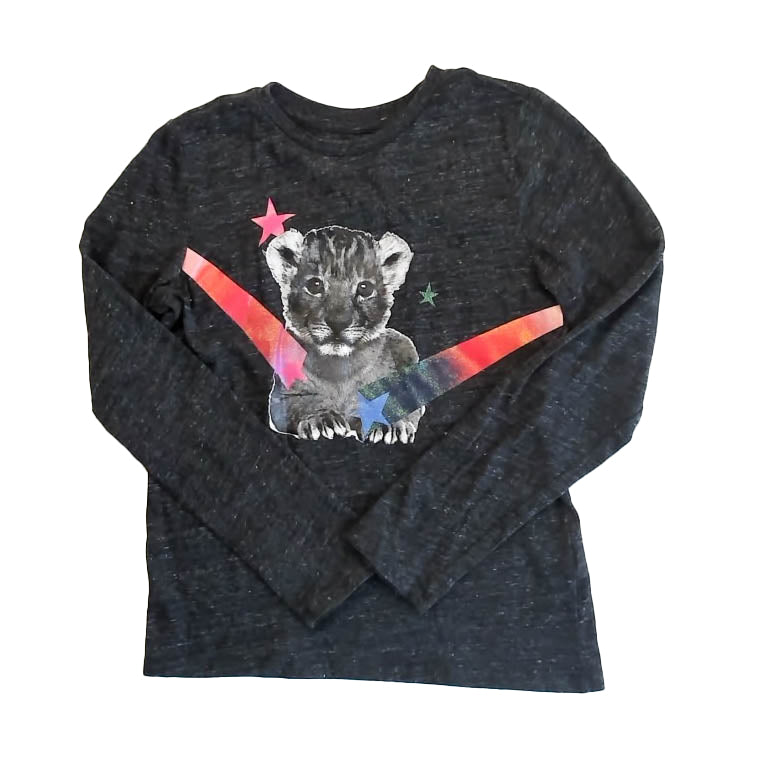 Rockets Of Awesome Girls Gray Long Sleeve T-Shirt Size: 14 Years Gray