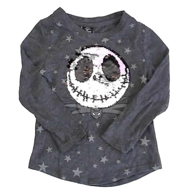 The Nightmare Before Christmas Boys Gray Long Sleeve T-Shirt Size: 4-5T Gray