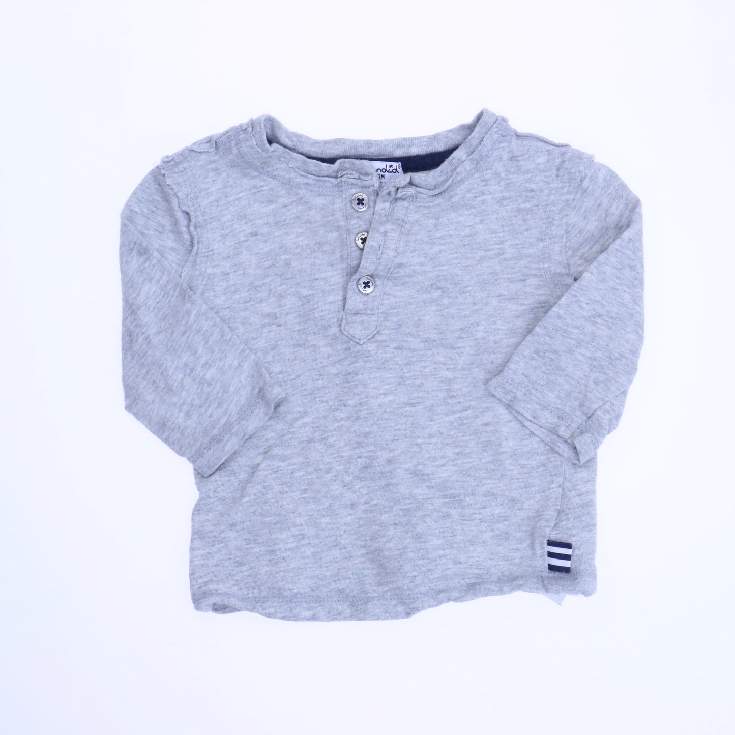 Splendid Boys Gray Henley Size: 3-6 Months Gray