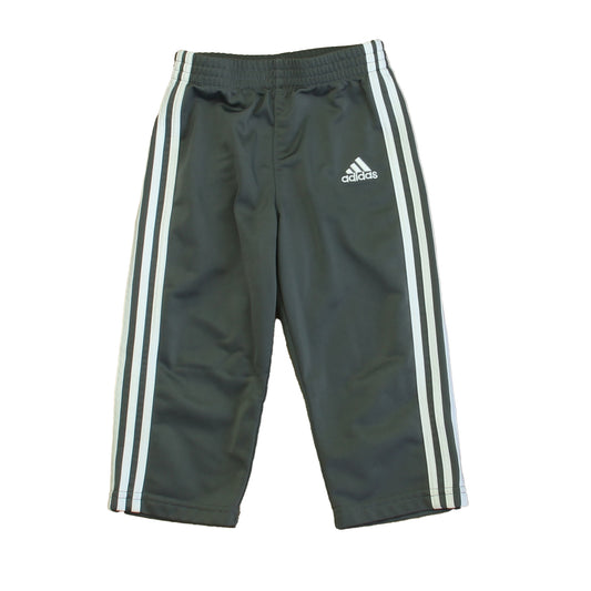 Adidas Boys Gray Athletic Pants Size: 18 Months Gray