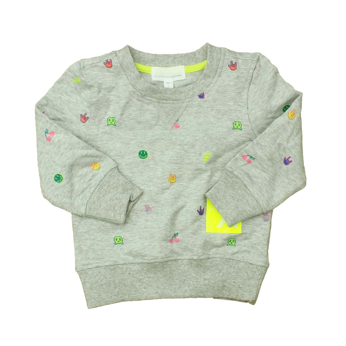 Rockets Of Awesome Boys Gray Sweatshirt Size: 2T
