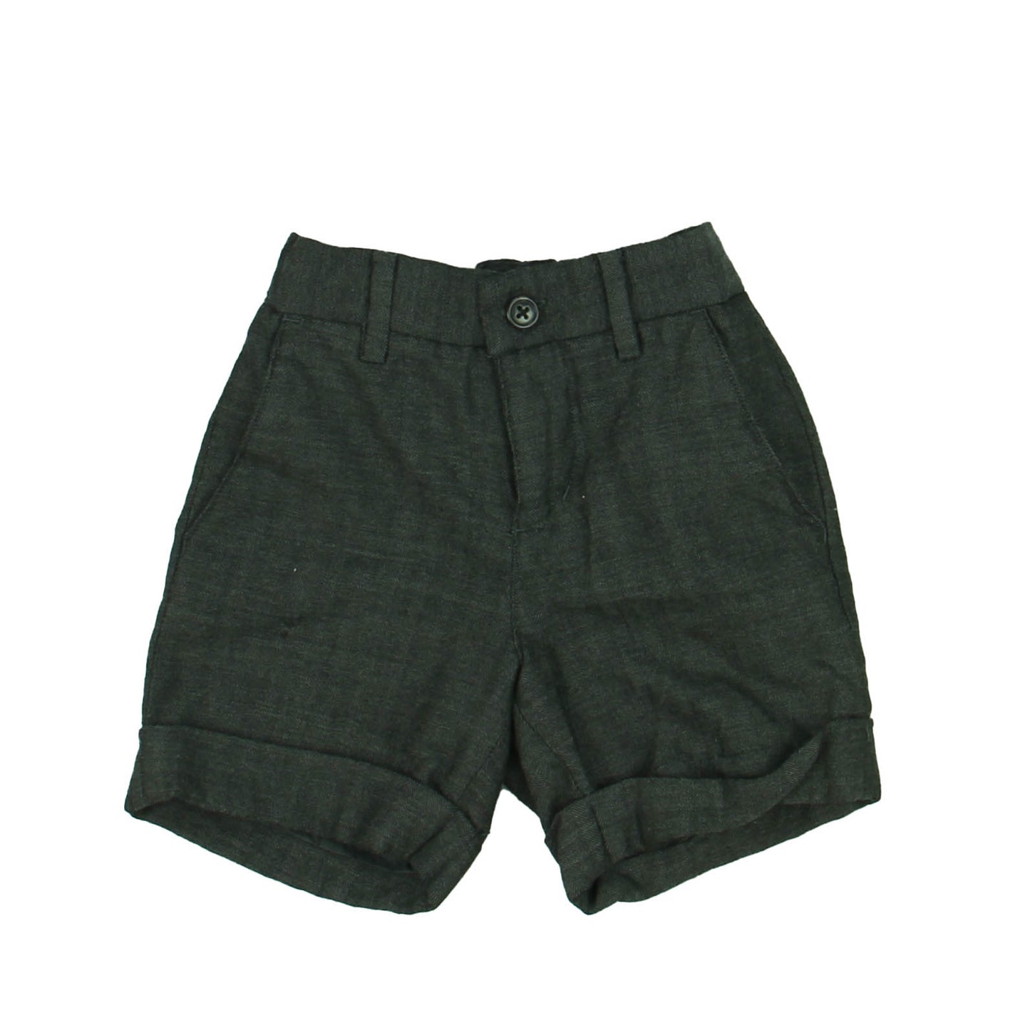 Janie and Jack Boys Gray Shorts Size: 12-18 Months Gray