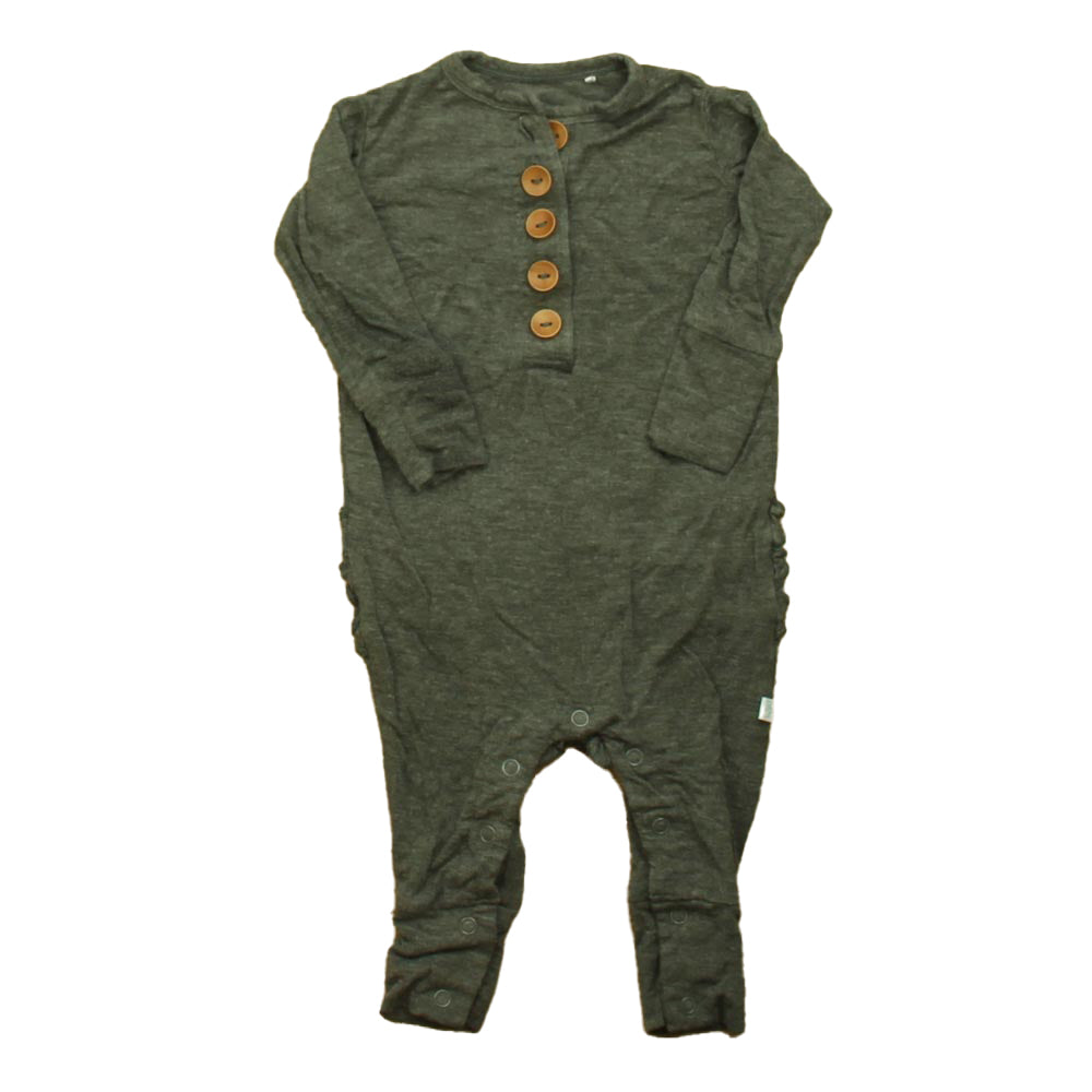 Posh Peanut Boys Gray Long Sleeve Outfit Size: 3-6 Months
