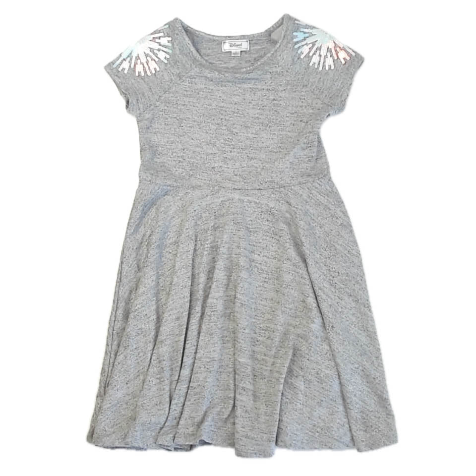 D-Signed Girls Gray Dress Size: 6-7 Years Gray