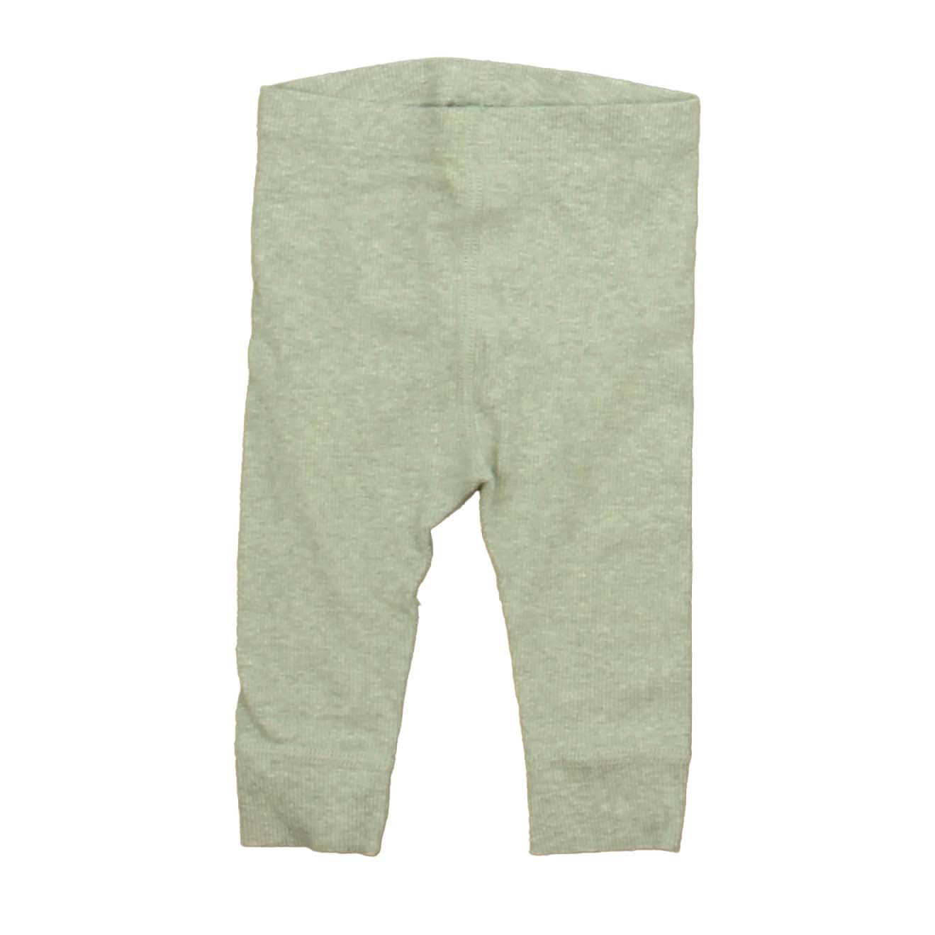 Hanna Andersson Girls Gray Leggings Size: 6-12 Months Gray