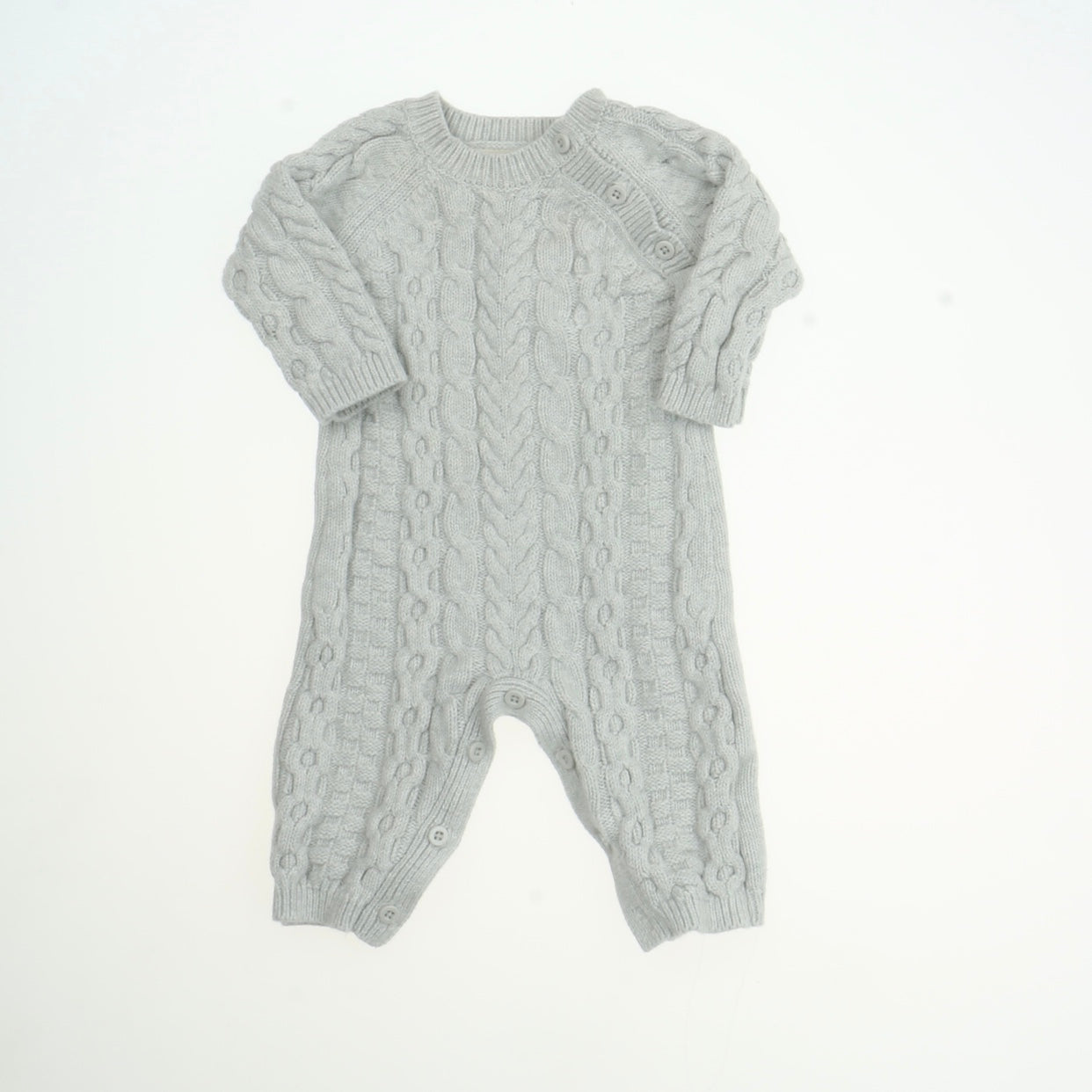 Hope & Henry Unisex Gray Long Sleeve Outfit Size: 0-3 Months Gray