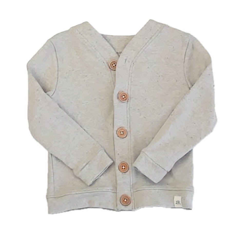 Lulu + Roo Girls Gray Cardigan Size: 2T Gray