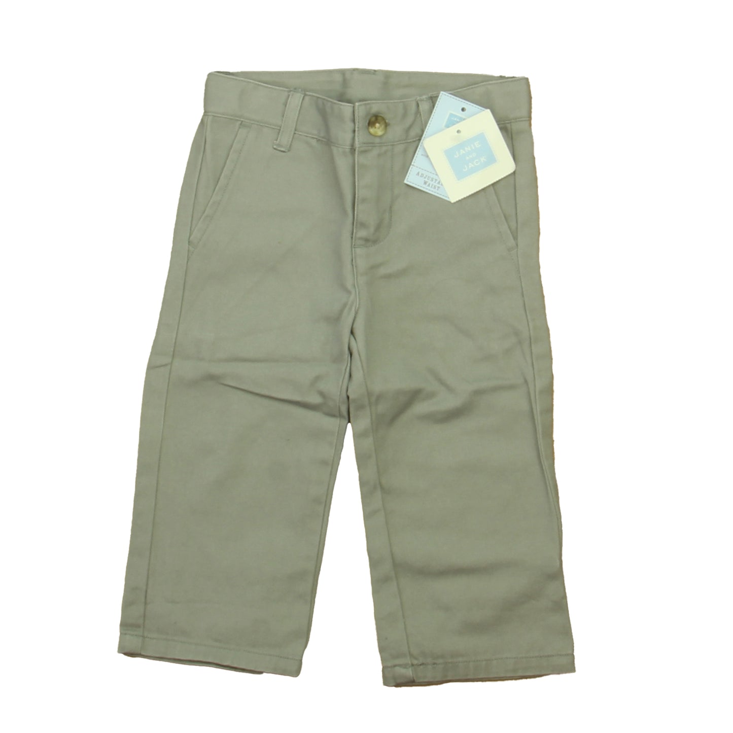 Janie and Jack Boys Gray Pants Size: 12-18 Months Gray