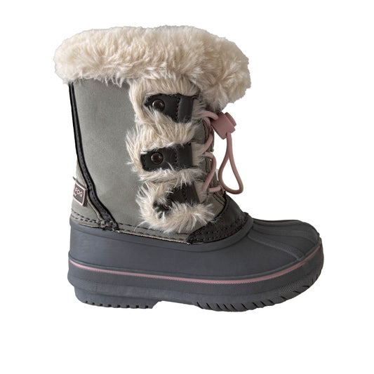 London Fog Girls Gray Boots Size: 8 Toddler Gray