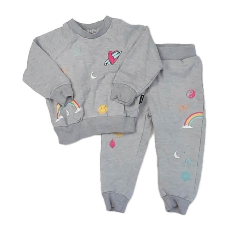 Volcom Girls Gray Apparel Sets Size: 2T Gray