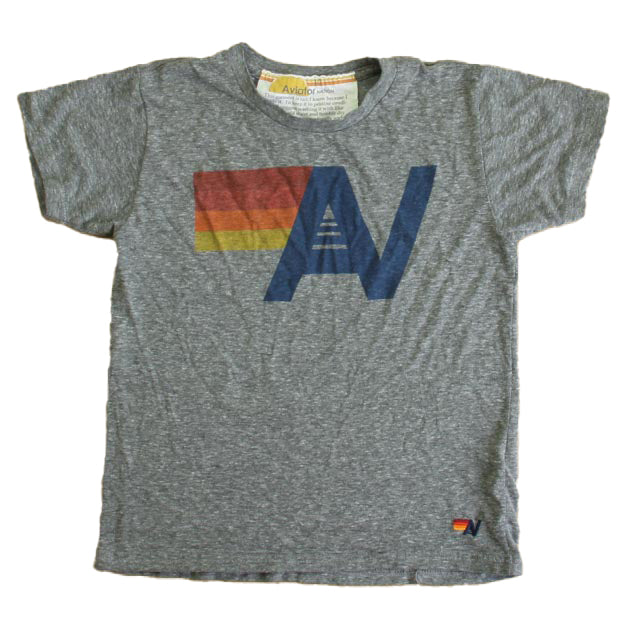 Aviator Nation Unisex Gray T-Shirt Size: 10 Years