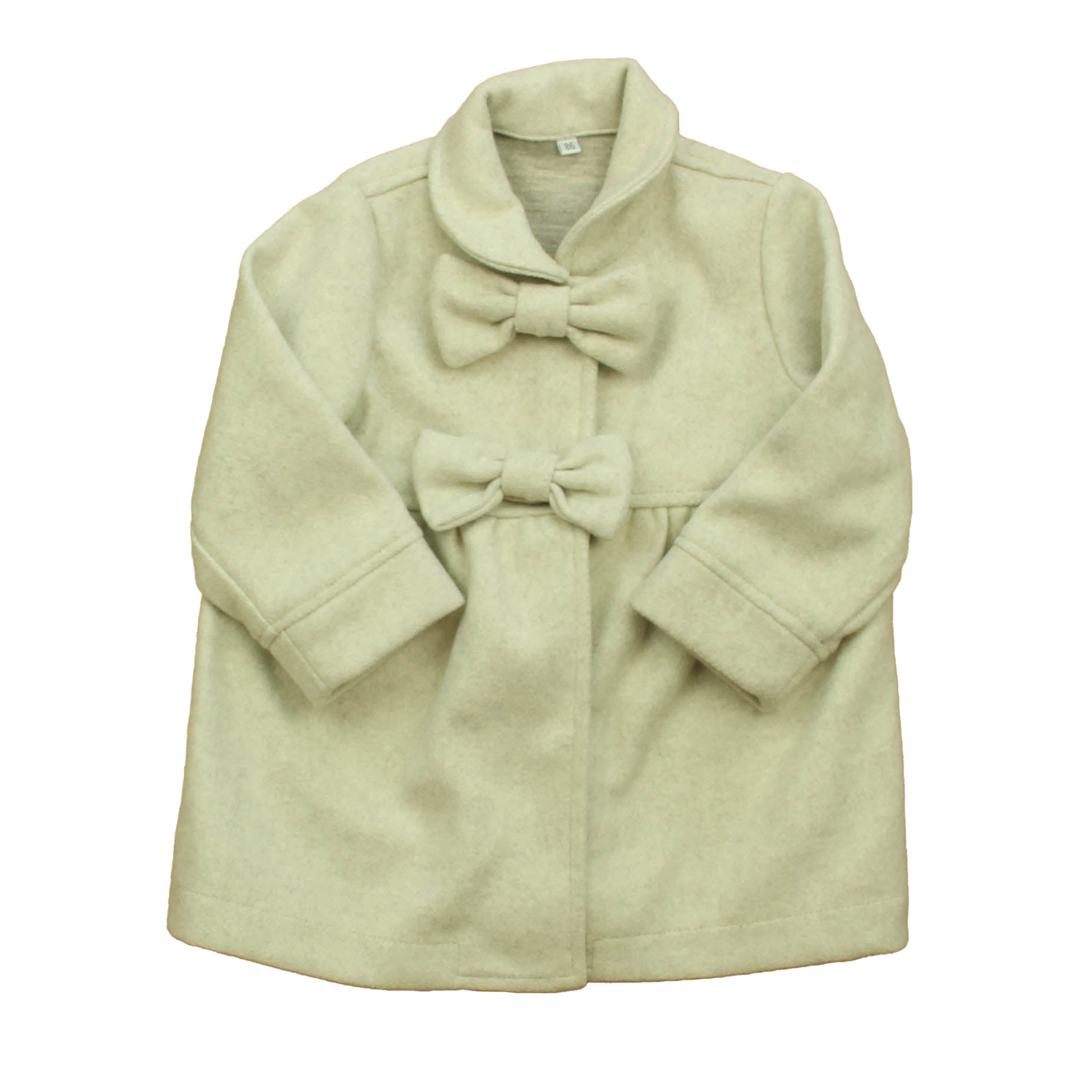 Shein Girls Gray Winter Coat Size: 12-18 Months Gray