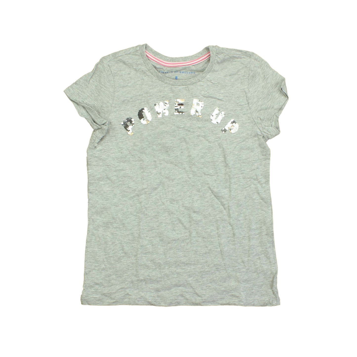 Rockets Of Awesome Girls Gray T-Shirt Size: 8 Years Gray