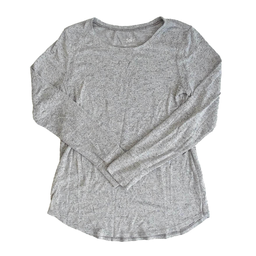Justice Girls Gray Long Sleeve Shirt Size: 20 Years Gray