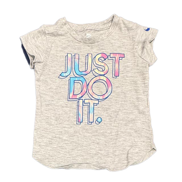 Nike Girls Gray T-Shirt Size: 2T Gray