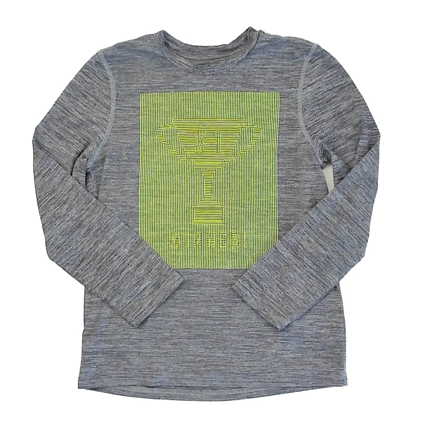 Rockets Of Awesome Boys Gray Long Sleeve T-Shirt Size: 10 Years Gray