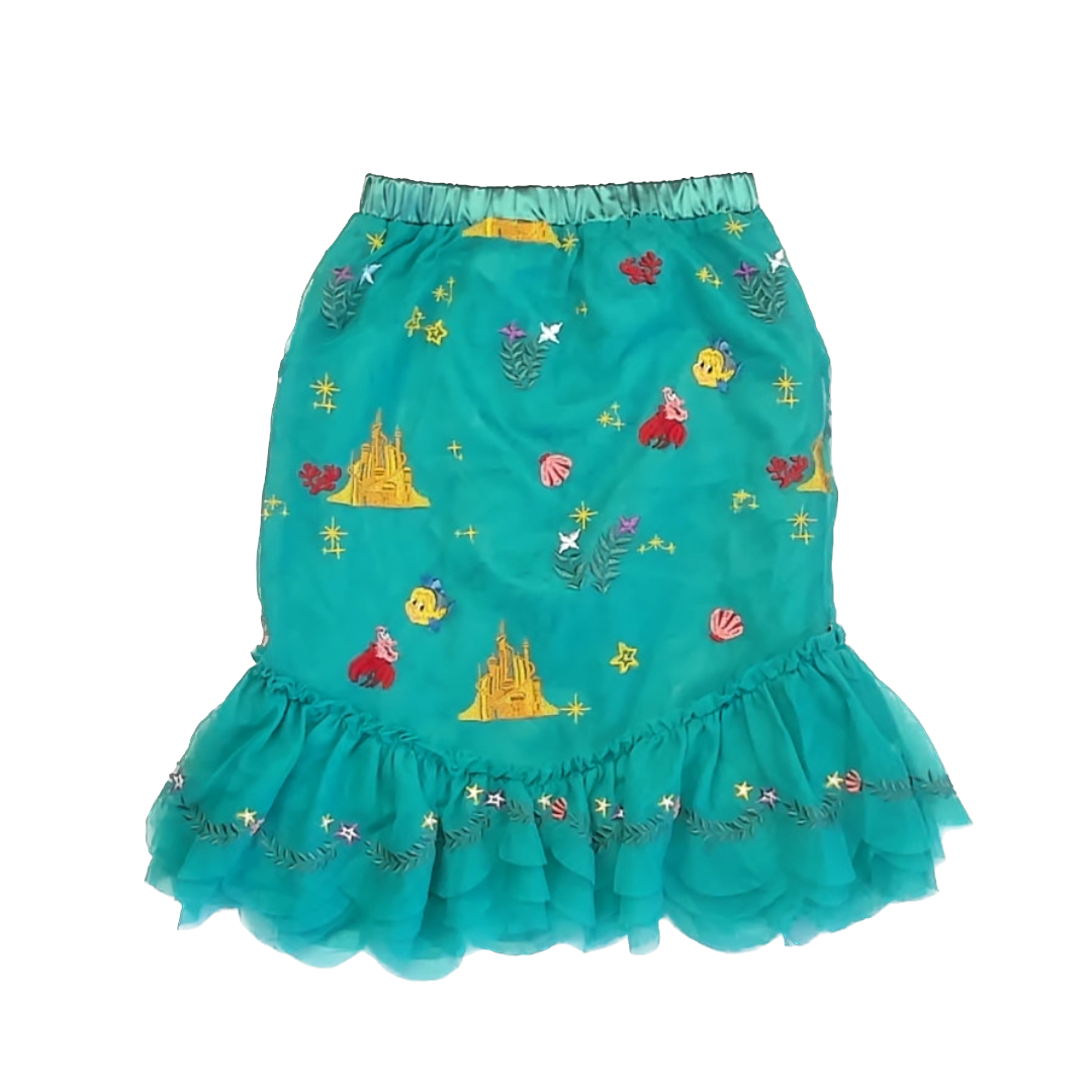 Hanna Andersson Girls Green | Ariel Skirt Size: M Green | Ariel