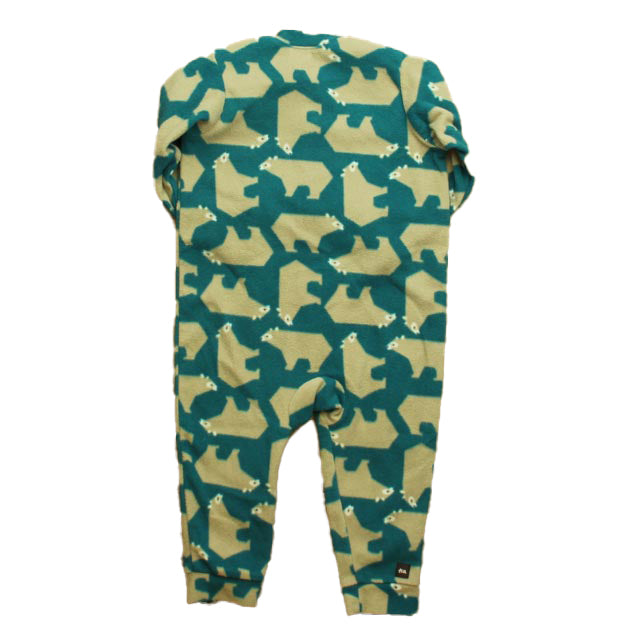 Tea Boys Green Bears Long Sleeve Outfit Size: 9-12 Months Green Bears