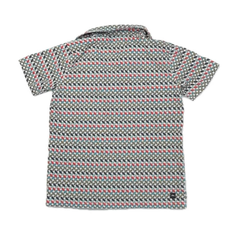 Tea Collection Boys Green | Blue | Red Polo Shirt Size: 10 Years Green | Blue | Red