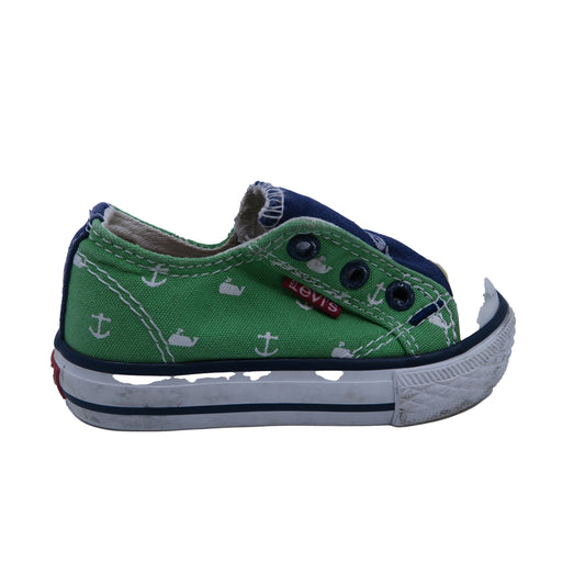Levi's Boys Green | Blue | White Sneakers Size: 4 Infant Green | Blue | White