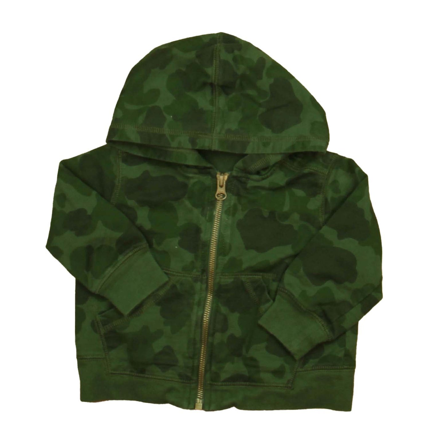 Tea Boys Green Camo Hoodie Size: 6-9 Months Green Camo