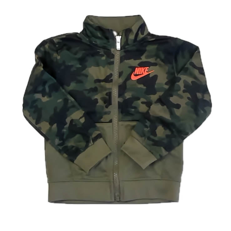 Nike Boys Green Camo Athletic Top Size: 24 Months Green Camo