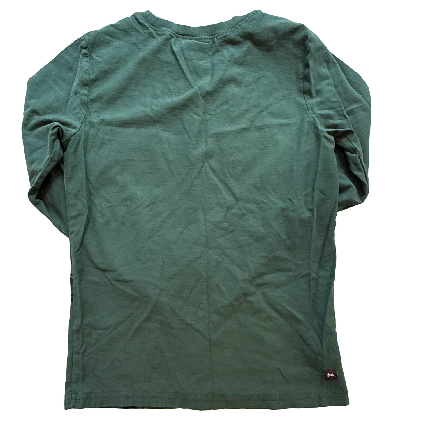 Tea Collection Boys Green Deer Long Sleeve T-Shirt Size: 10 Years Green Deer
