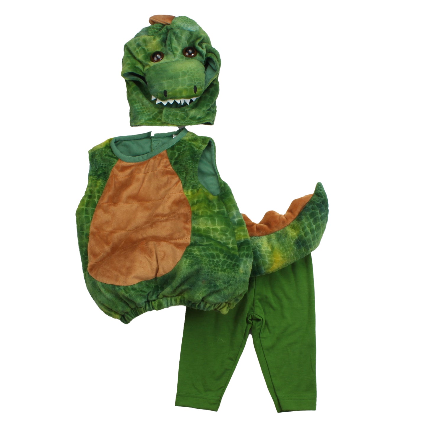 Spirit Boys Green | Dinosaur Costume Size: 0-6 Months Green | Dinosaur