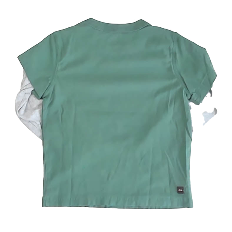 Tea Collection Boys Green | Gray Long Sleeve T-Shirt Size: 4T Green | Gray